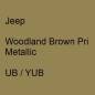 Preview: Jeep, Woodland Brown Pri Metallic, UB / YUB.